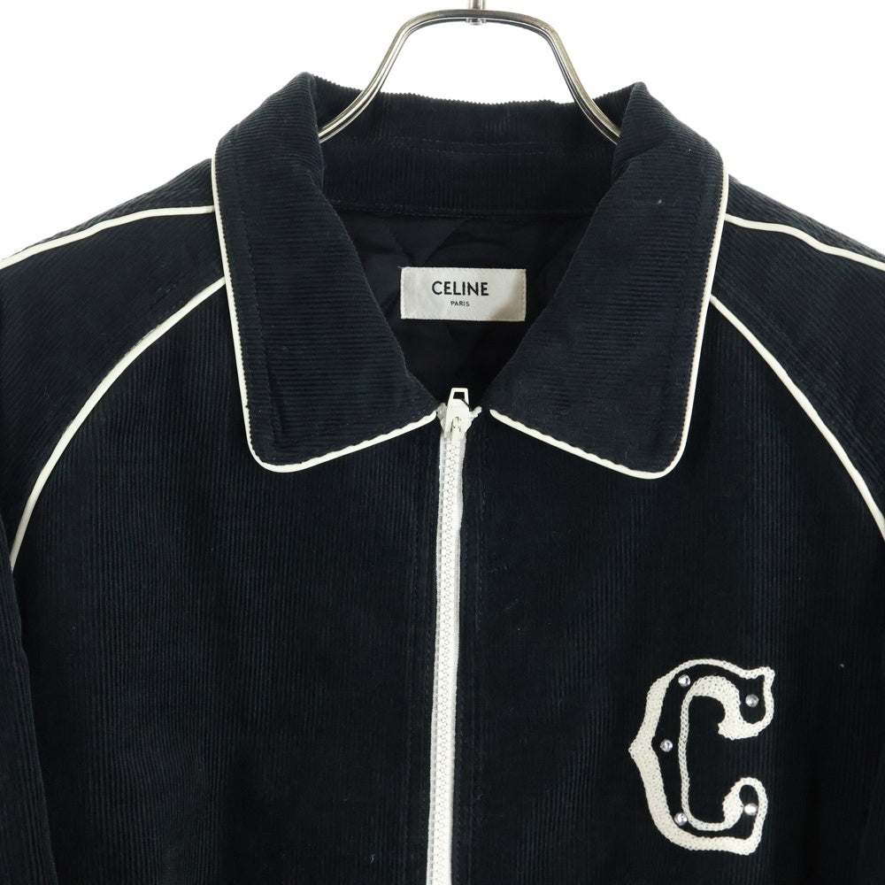 CELINE(セリーヌ) ラインストーン バックロゴ刺繍 ウエスタンテディ