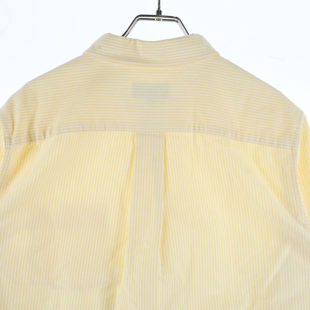 A.P.C(アーペーセー) ストライプ ボーダー コットン長袖シャツ イエロー