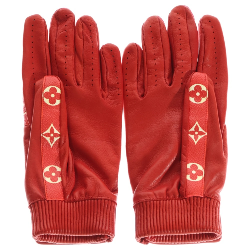 LOUIS VUITTON(ルイヴィトン) 17AW ×Supreme Monogram Leather Gloves