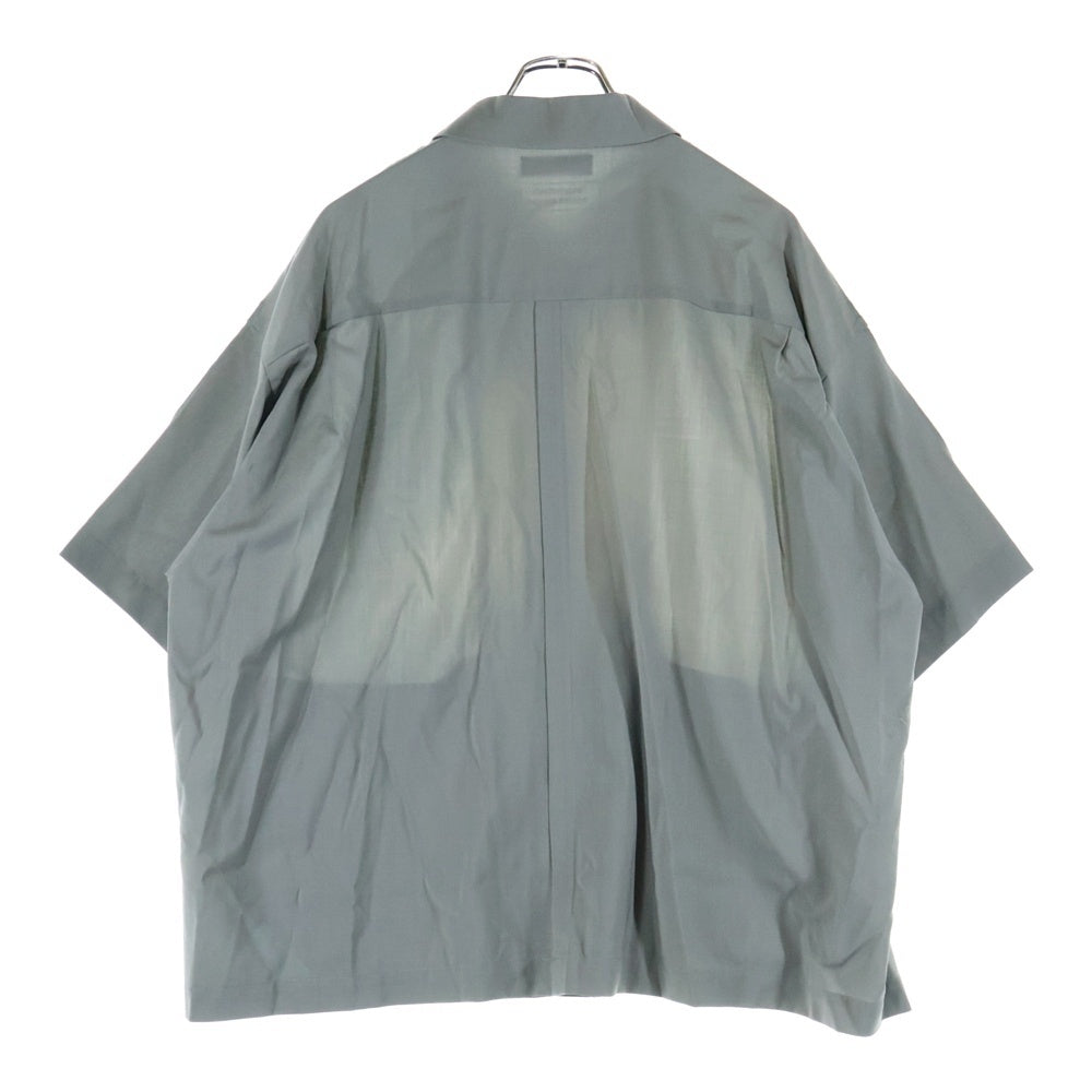 UNDERCOVER(アンダーカバー) 25SS グラデーション半袖シャツ ウールシャツ グレー/ブルー UC1E4404