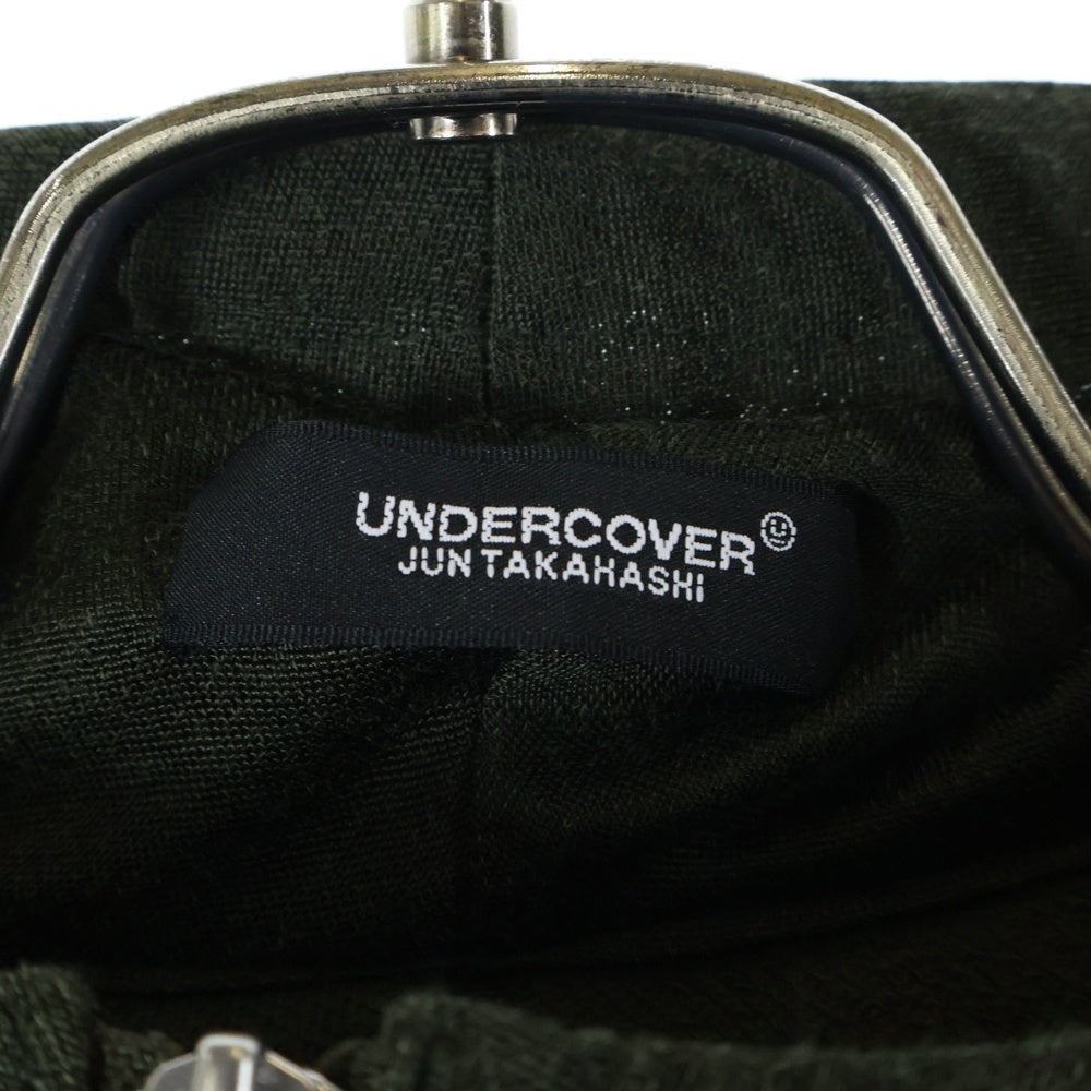 UNDERCOVER(アンダーカバー) グラフィックデザイン ハーフジップフーディ ジップパーカー カーキ UC1E4807