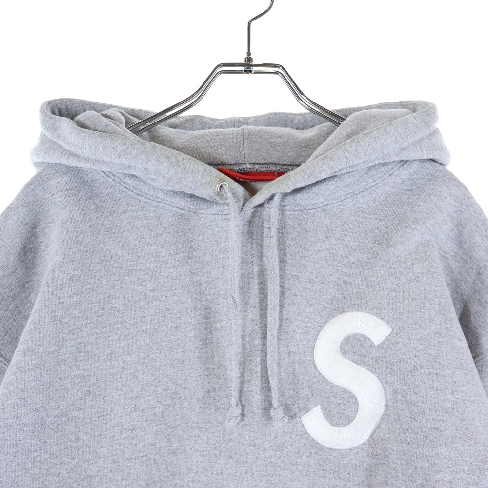 Supreme Sロゴ グレー トレーナー Supreme S Logo Hooded Sweatshirt Heather Grey | eBay