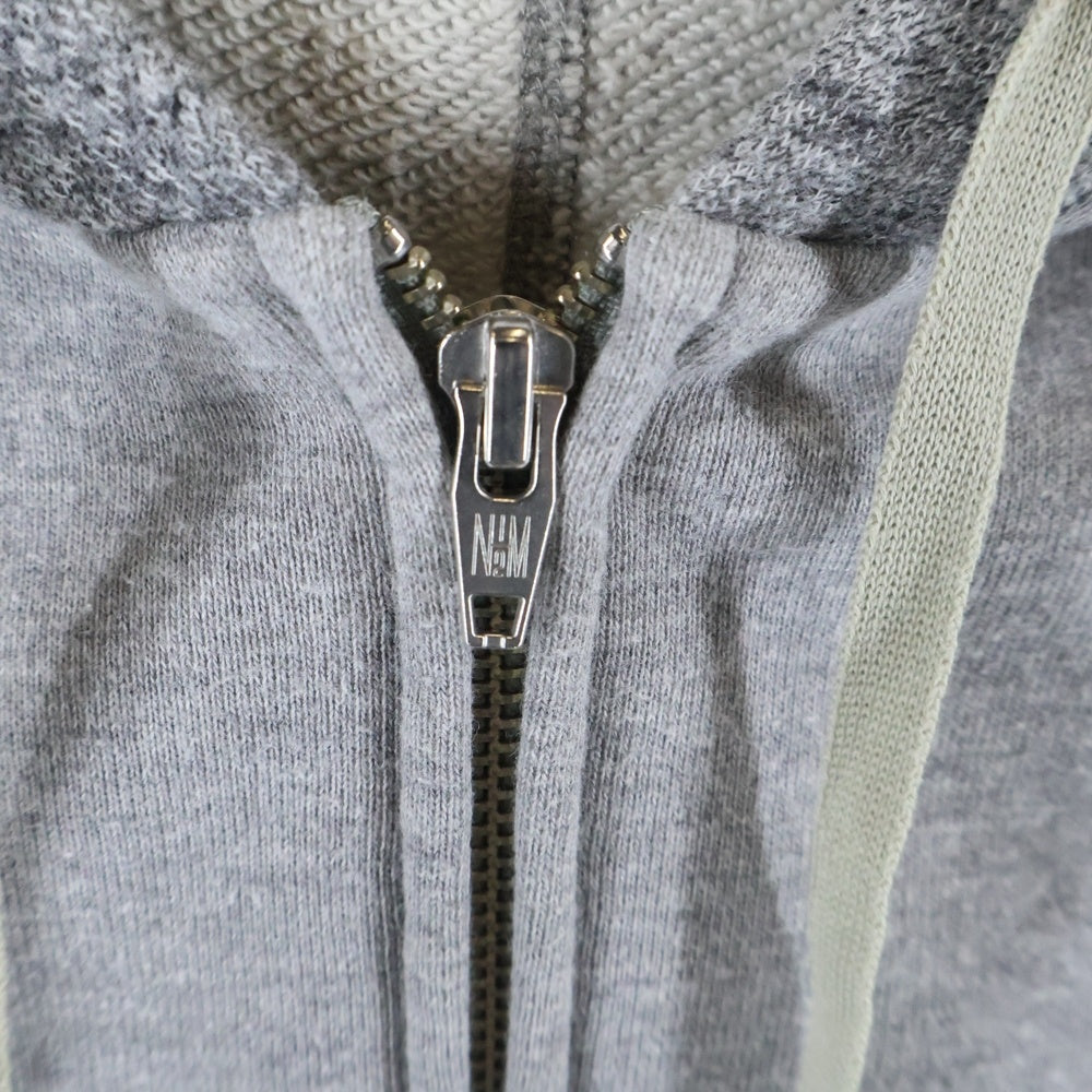 N.HOOLYWOOD(エヌハリウッド) ZIP UP HOODIE ジップアップ フーディー パーカー グレー