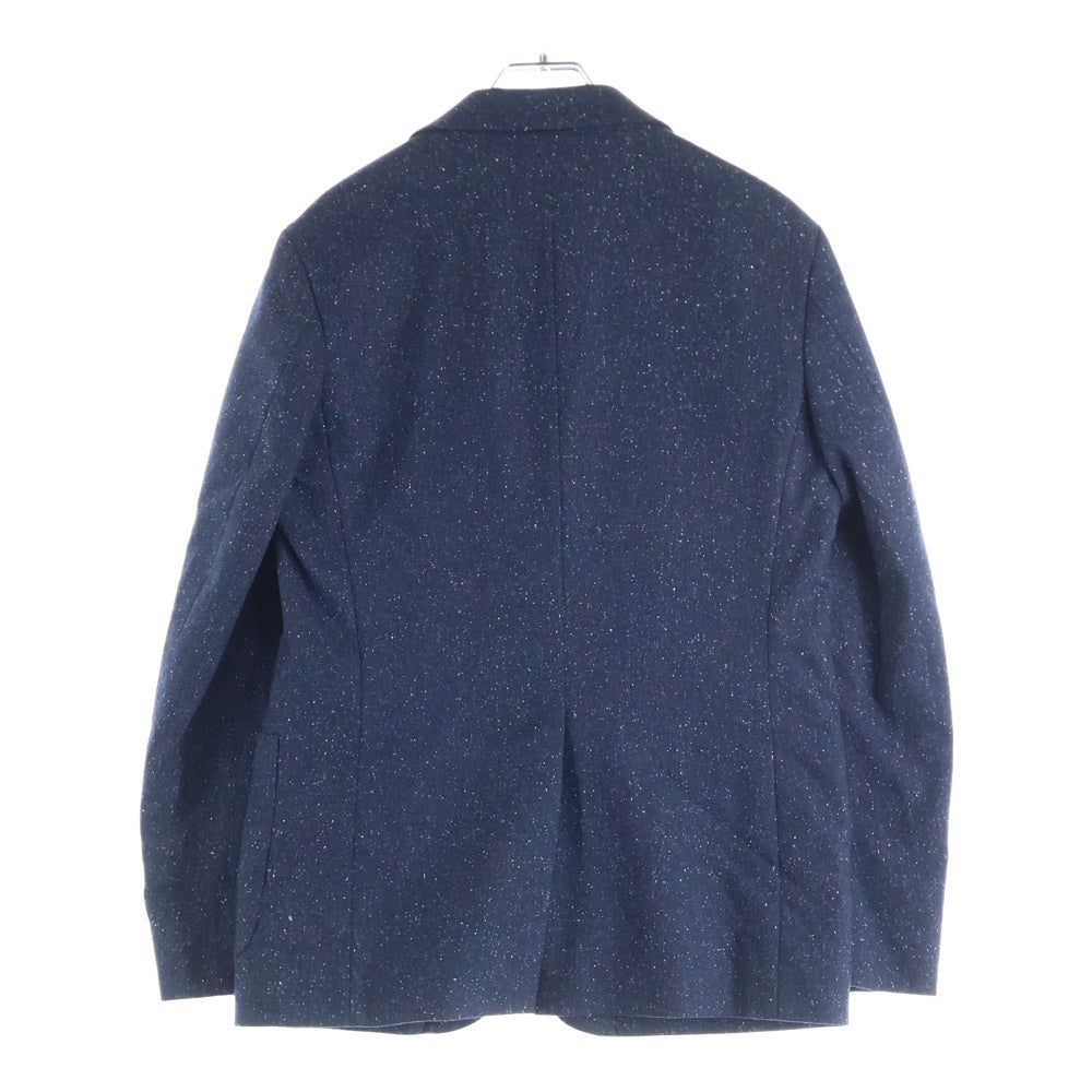 N.HOOLYWOOD(エヌハリウッド) ラメデザイン 2Bシングルテーラードジャケット スラックスパンツ セットアップスーツ ネイビー 132-JK02