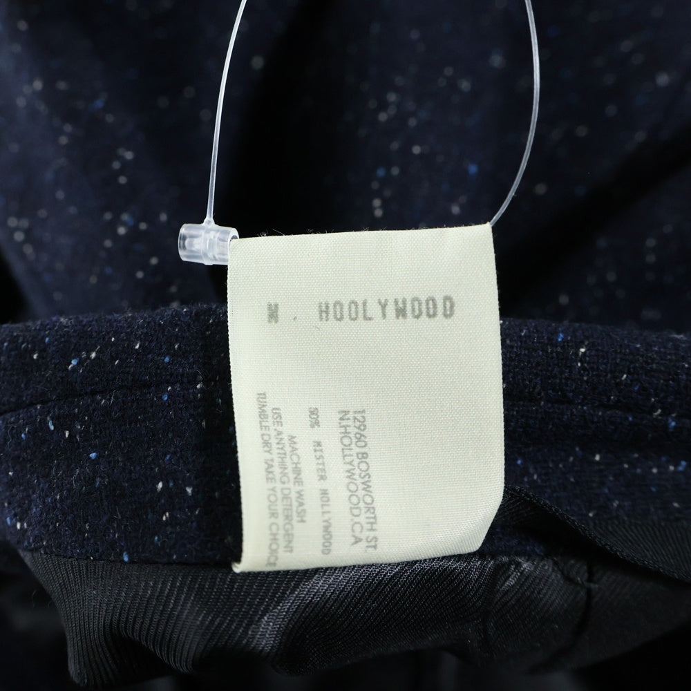 N.HOOLYWOOD(エヌハリウッド) ラメデザイン 2Bシングルテーラードジャケット スラックスパンツ セットアップスーツ ネイビー 132-JK02