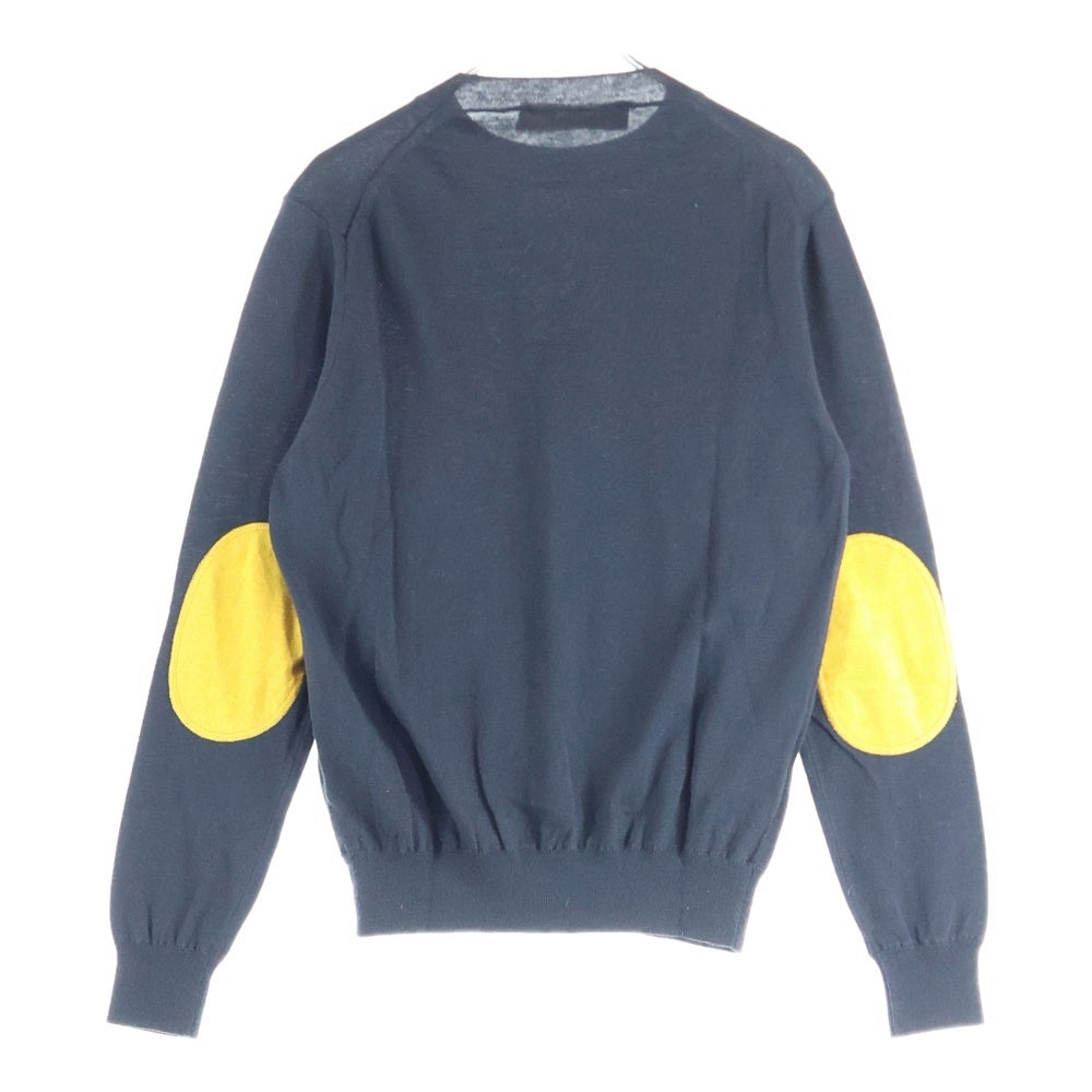 MARNI(マルニ) エルボーパッチクルーネックニット セーター ブラック