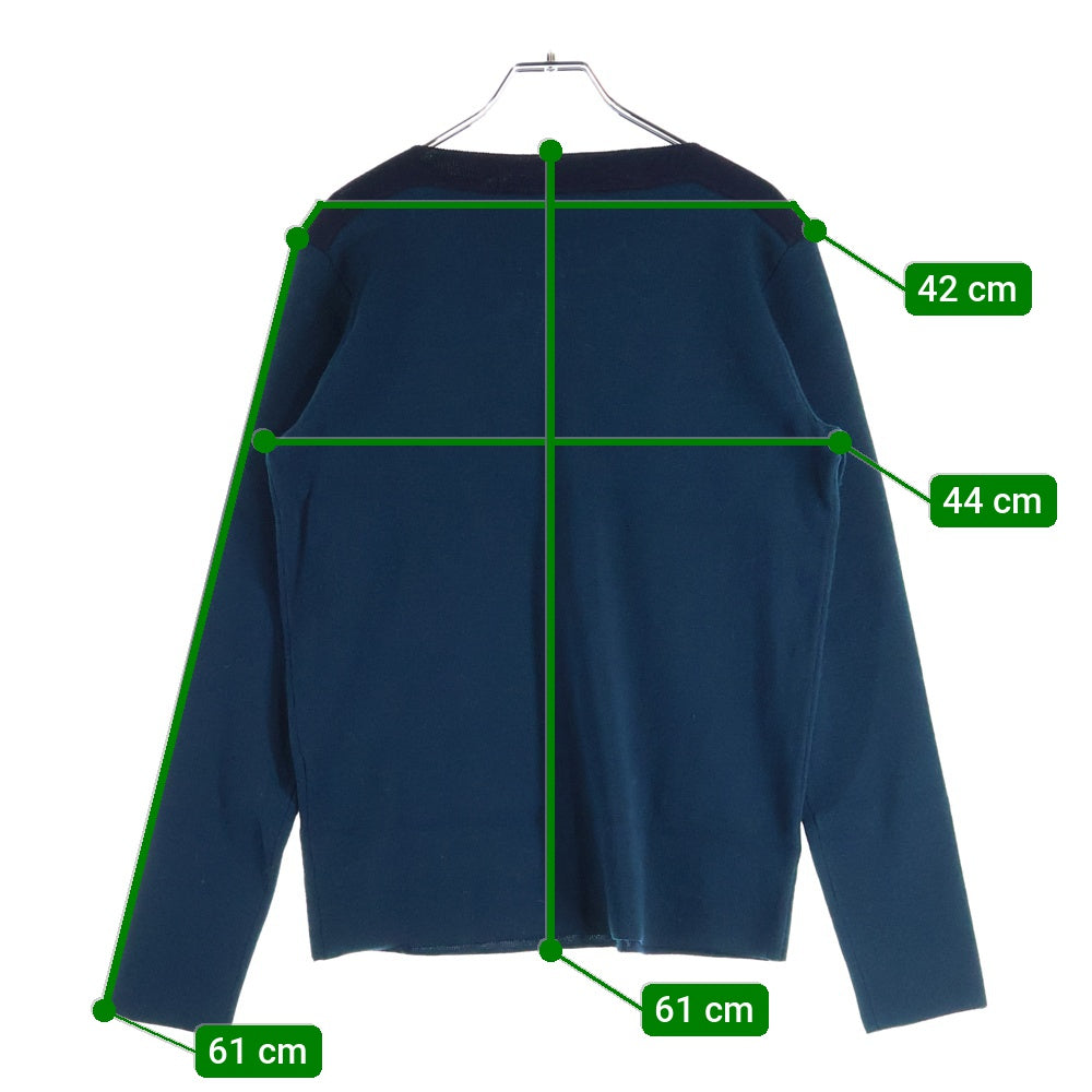 roberto collina(ロベルトコリーナ) ラウンドネックニット ウールセーター グリーン