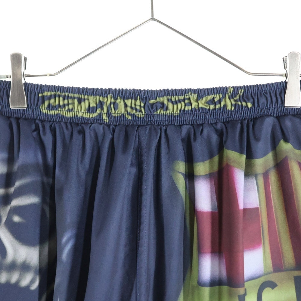 Cactus Jack(カクタスジャック) ×NIKE ×FC BARCELONA SKELETON HOME SHORT ナイキ FCバルセロナ スケルトンプリント ゲームショーツ ショートパンツ ネイビー