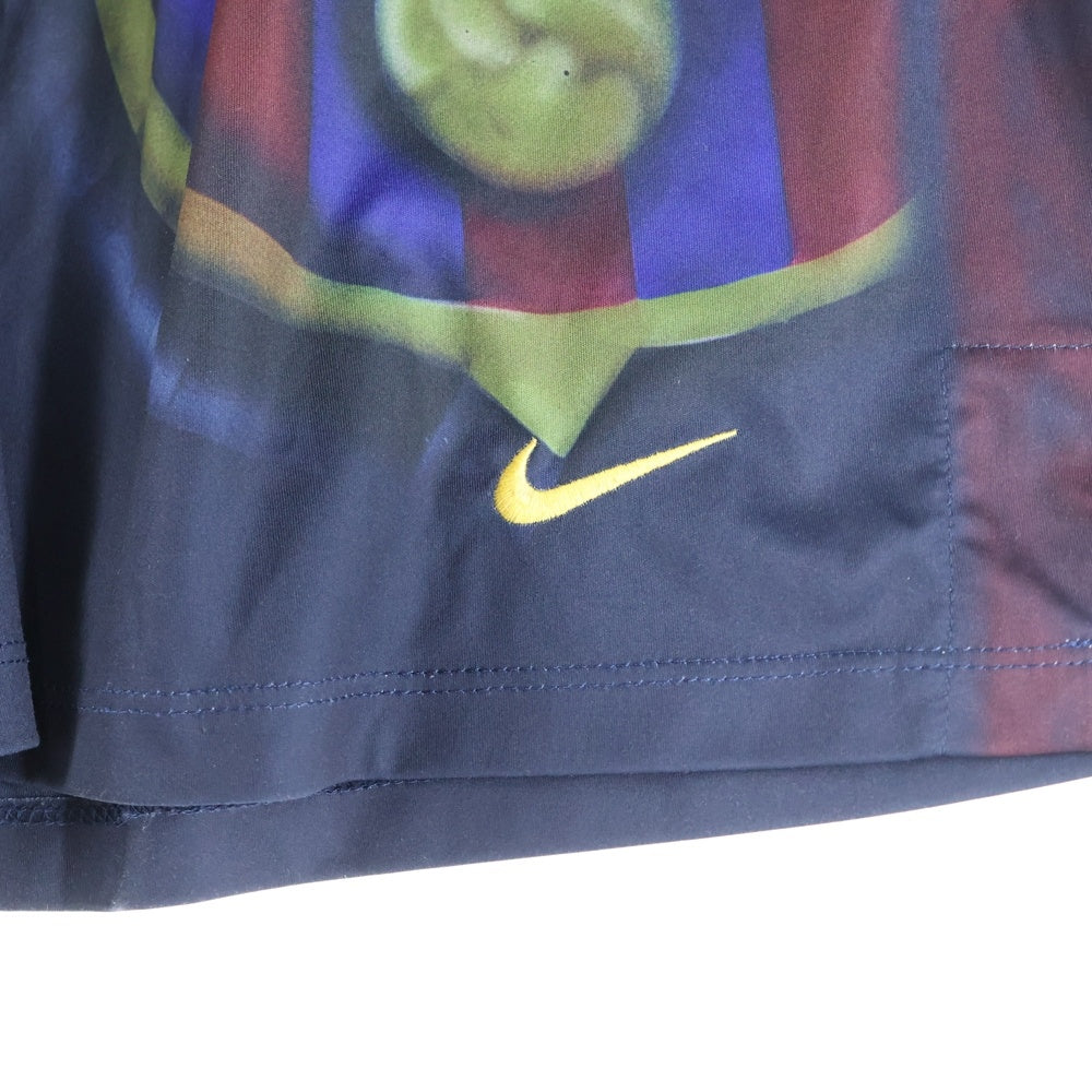 Cactus Jack(カクタスジャック) ×NIKE ×FC BARCELONA SKELETON HOME SHORT ナイキ FCバルセロナ スケルトンプリント ゲームショーツ ショートパンツ ネイビー