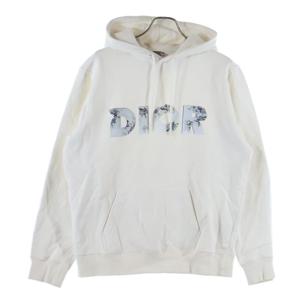 DIOR(ディオール) ロゴプリント プルオーバーパーカー フーディー ホワイト 023J605C0531