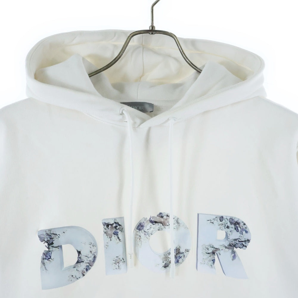DIOR(ディオール) ロゴプリント プルオーバーパーカー フーディー ホワイト 023J605C0531