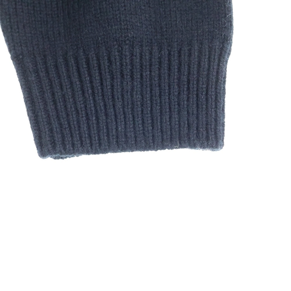 CELINE(セリーヌ) トリオンフ刺繍 ハーフジップウールセーター ジップ