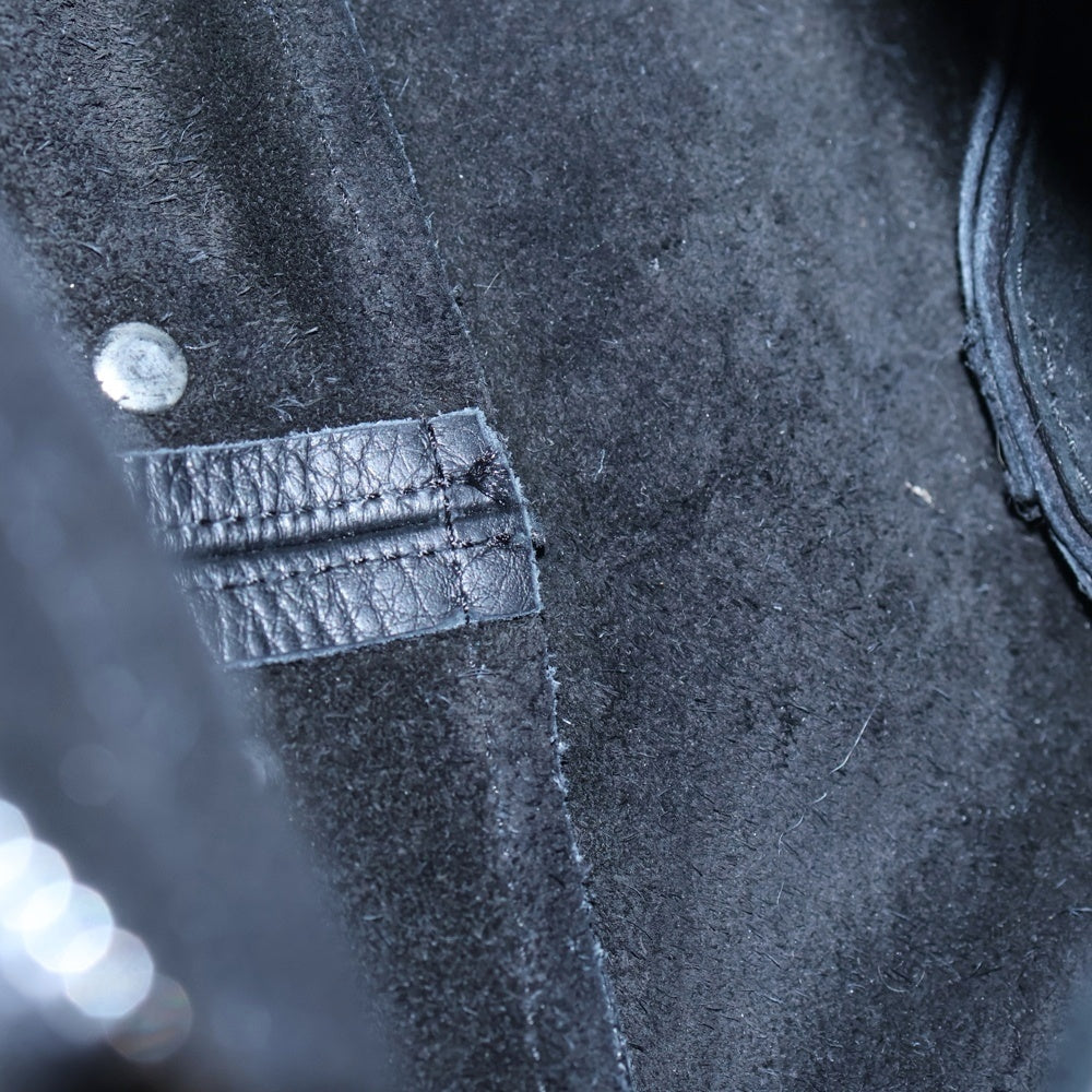 CHROME HEARTS(クロムハーツ) #1 SNAT PACK スナットパック ダガージップ ガンスリンガーベルト レザーウエストバッグ ブラック BCA378