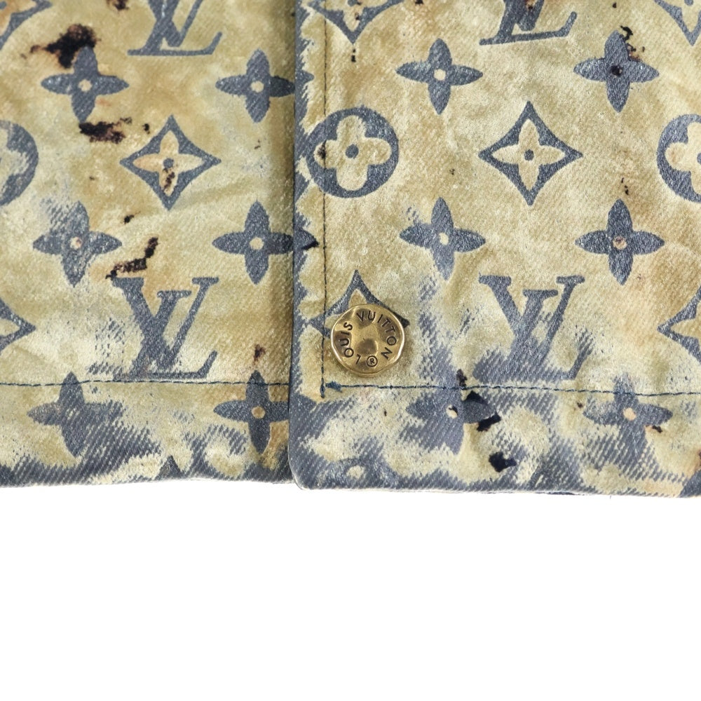 LOUIS VUITTON(ルイヴィトン) 24SS モノグラム ベロアブリーチデザイン ジャケット RM241M FRV HQA02W