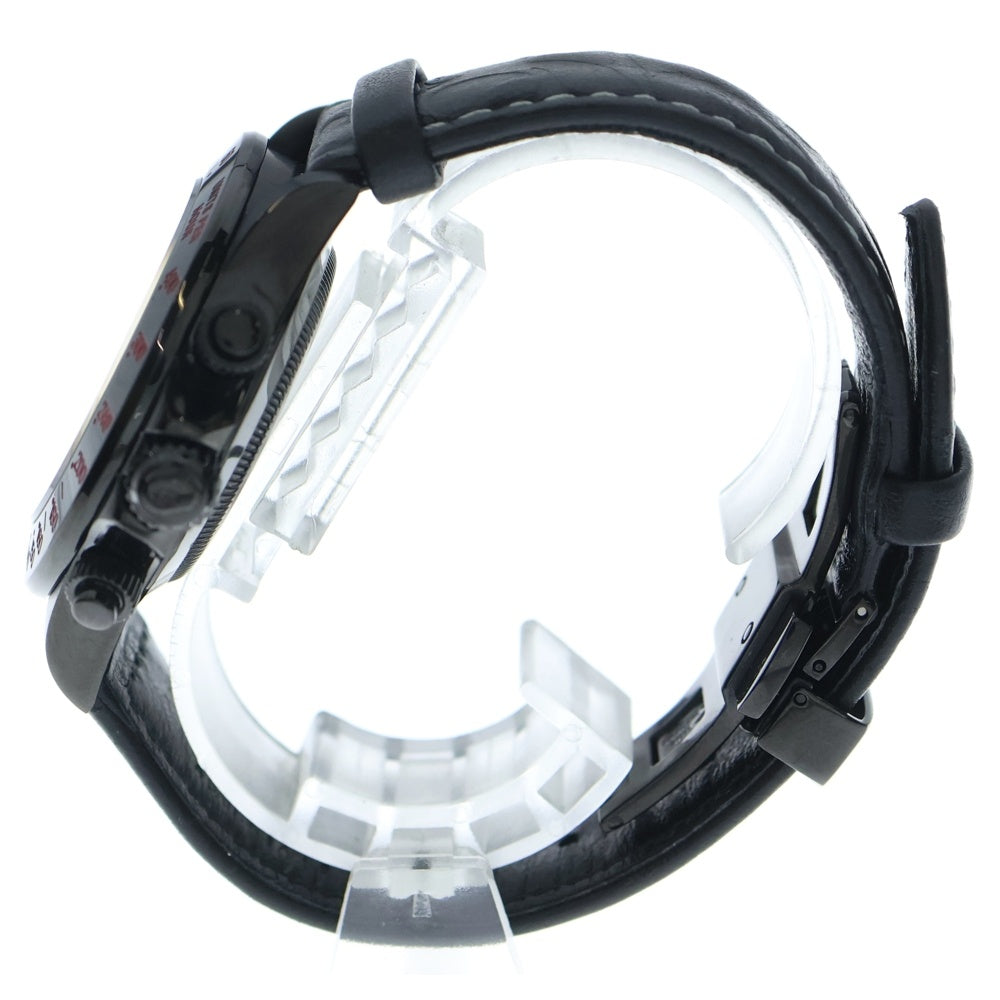 A BATHING APE(アベイシングエイプ) 1ST CAMO TYPE 3 BAPEX カモ文字盤 SS×レザー/QZ