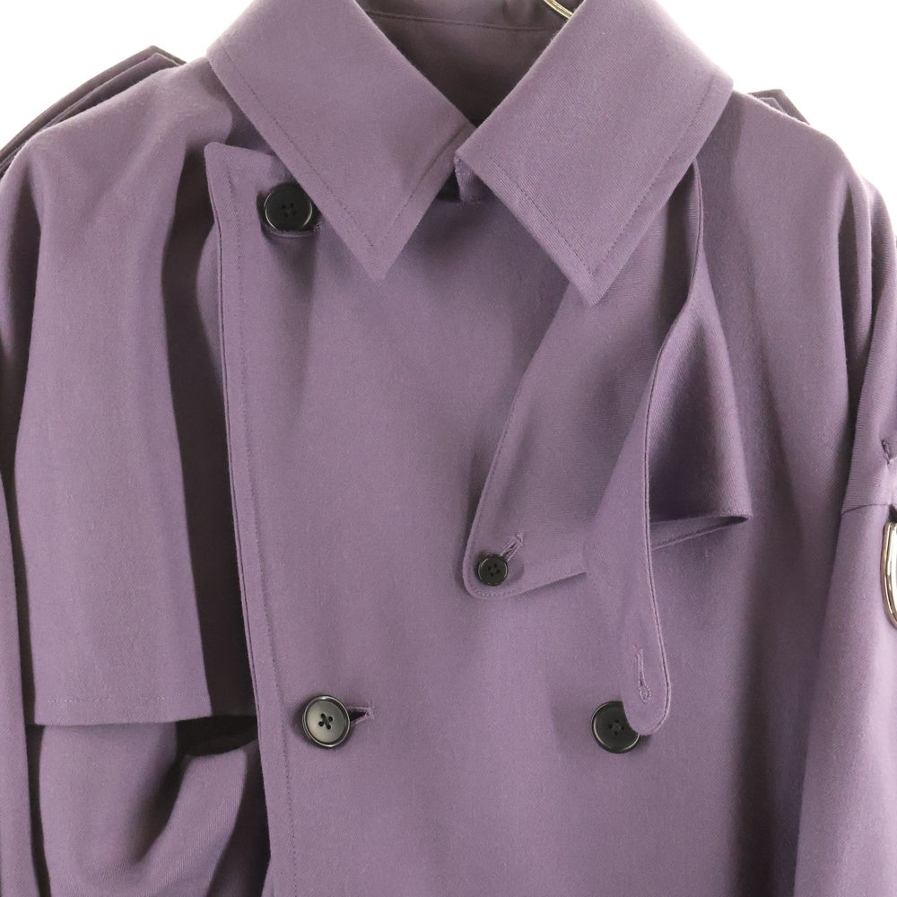 LITTLEBIG(リトルビッグ) 17AW LONG COAT ロングコート トレンチコート パープル LB173-CT02