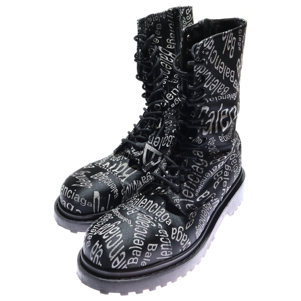 BALENCIAGA(バレンシアガ) 19AW WAVE LOGO COMBAT BOOT ウェーロゴ