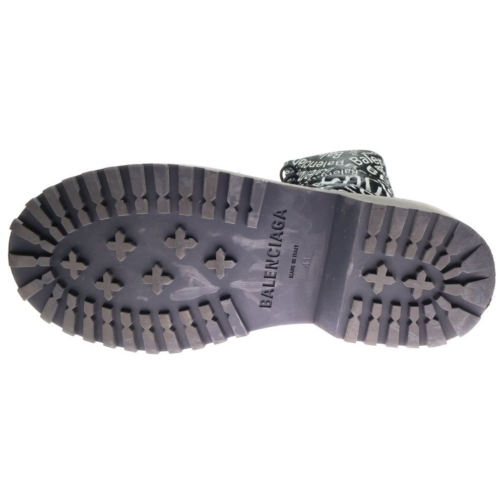 BALENCIAGA(バレンシアガ) 19AW WAVE LOGO COMBAT BOOT ウェーロゴ コンバットブーツ ブラック 579657
