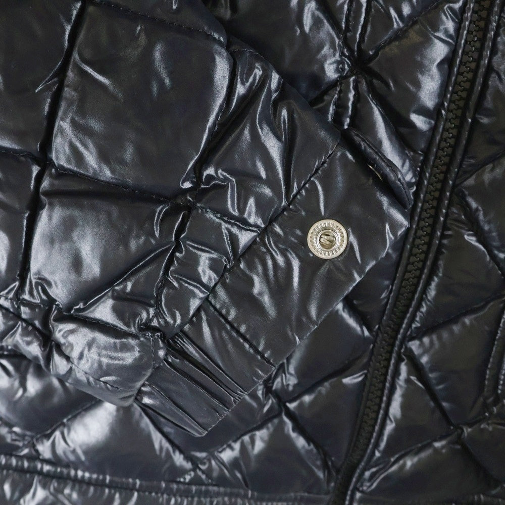 MONCLER(モンクレール) 21-22AW VERAN GIUBBOTTO ヴェラン キルティングダウンジャケット ライダースジャケット ブラック G20911A00050 68950