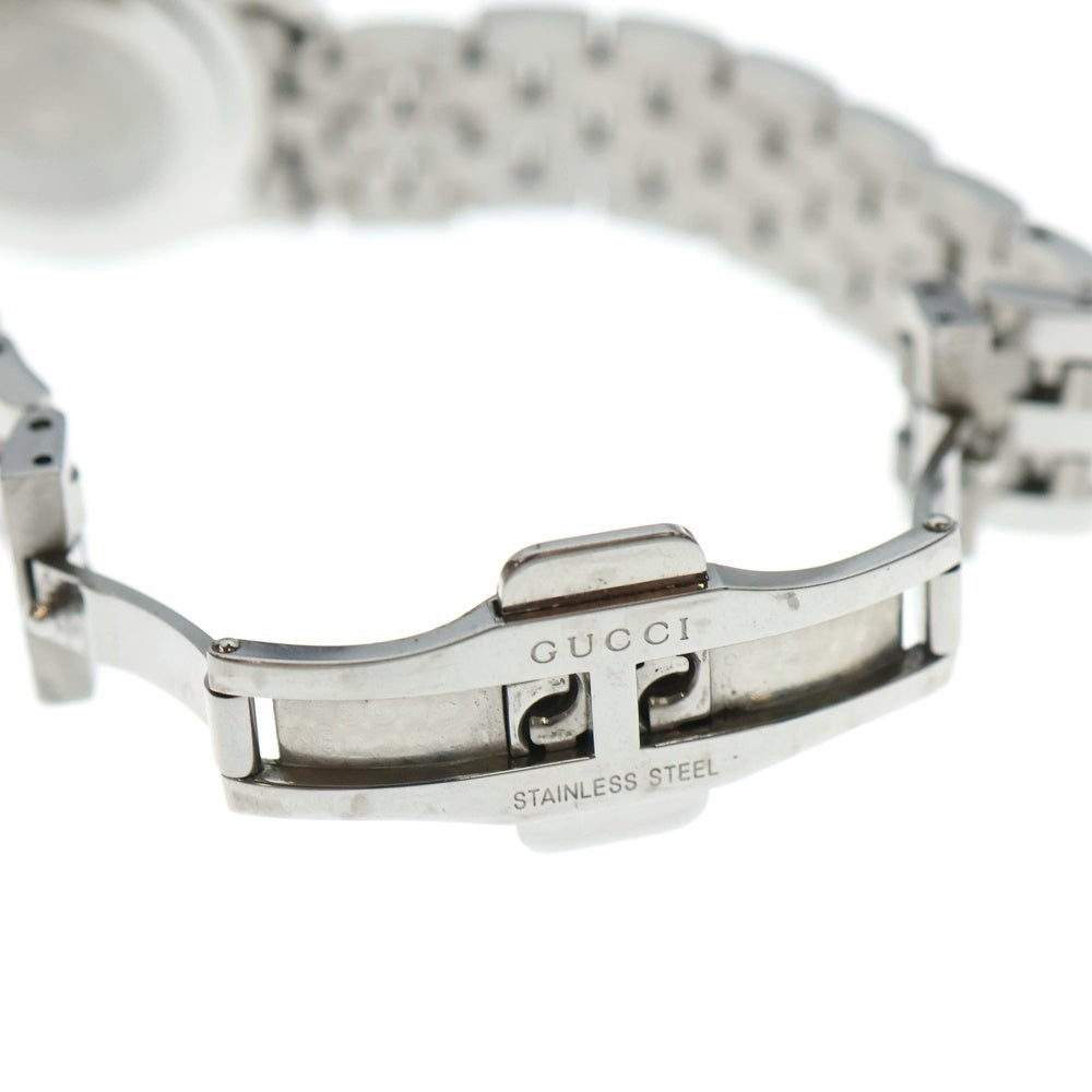 GUCCI(グッチ) シェル文字盤 ピンクシェル 11Pダイヤ ウォッチ 腕時計 ピンク/シルバー