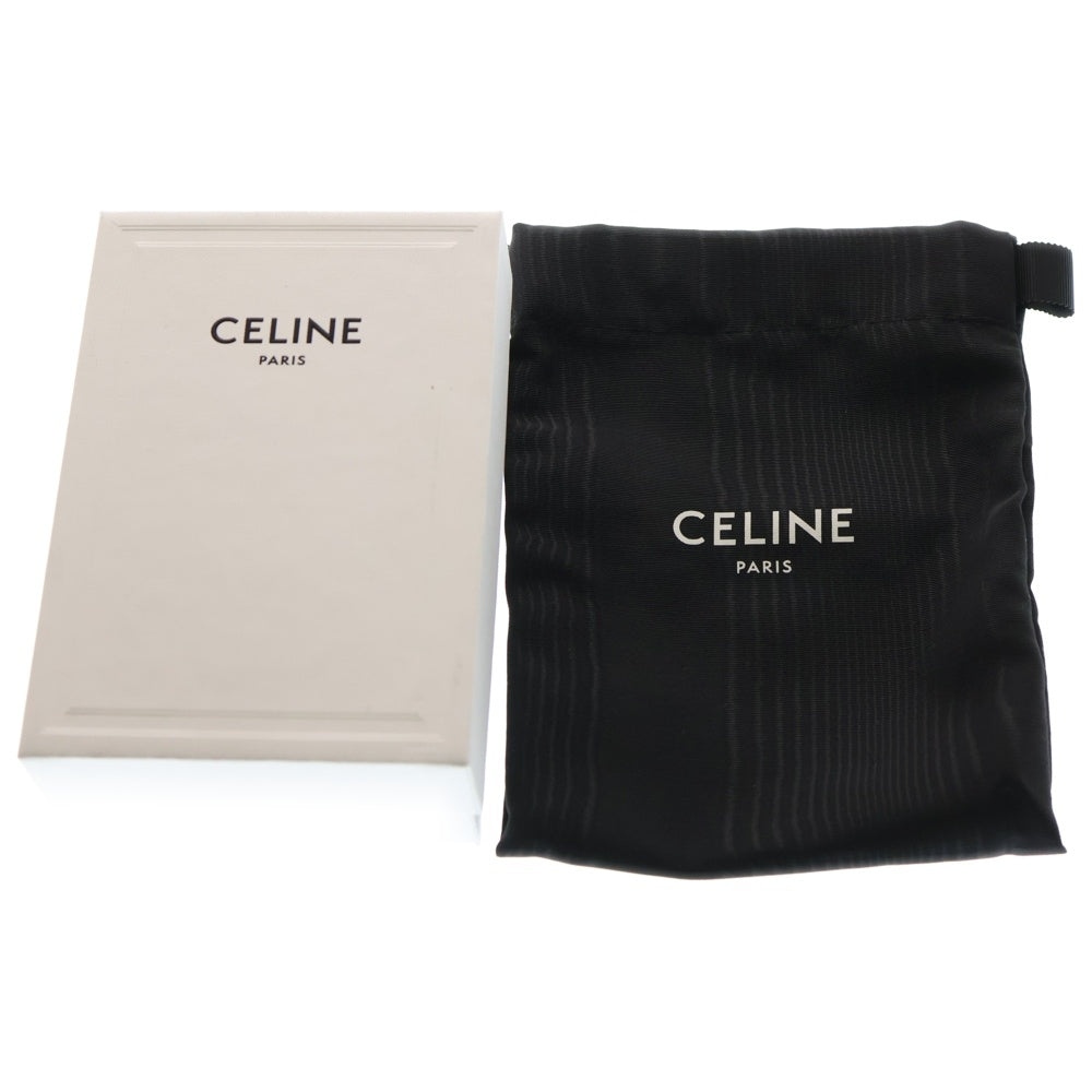 CELINE(セリーヌ) トリオンフ PVCレザースモールフラップウォレット 財布 ブラウン