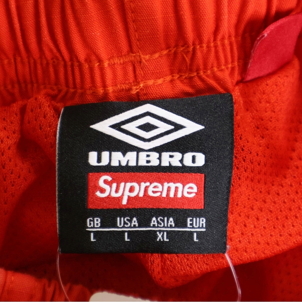 SUPREME(シュプリーム) 23AW ×Umbro Cotton Ripstop Track Pant コットン リップストップ トラックパンツ レッド