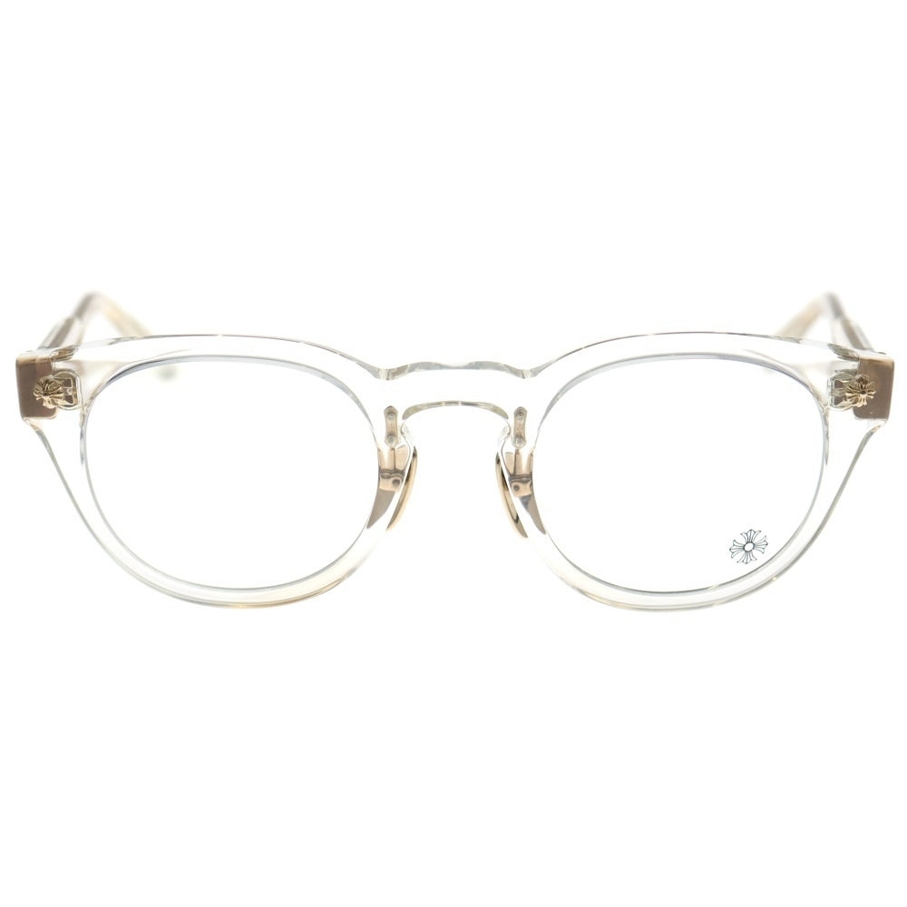 CHROME HEARTS(クロムハーツ) DINGALONGLINGLONG II CHプラスフレーム ボストンサングラス メガネ 眼鏡 アイウェア クリア