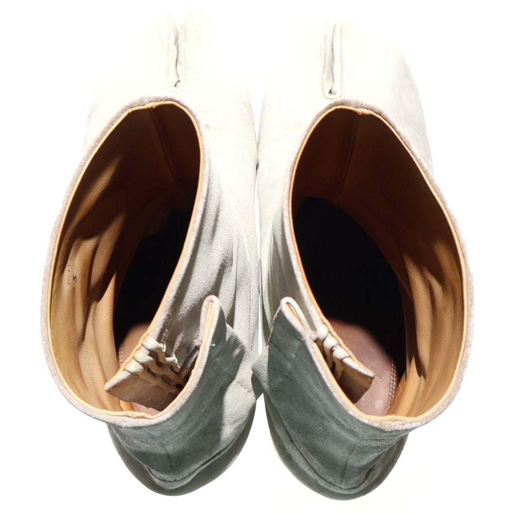 Maison Margiela(メゾンマルジェラ) 19AW 足袋ブーツ ペンキ加工ブーツ ホワイト