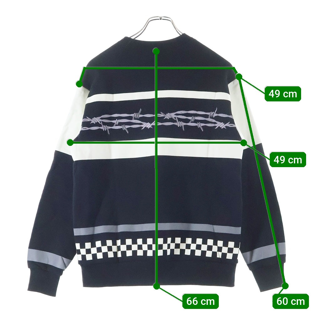 UNDERCOVER(アンダーカバー) 24AW ワイヤー刺繍 クルーネック