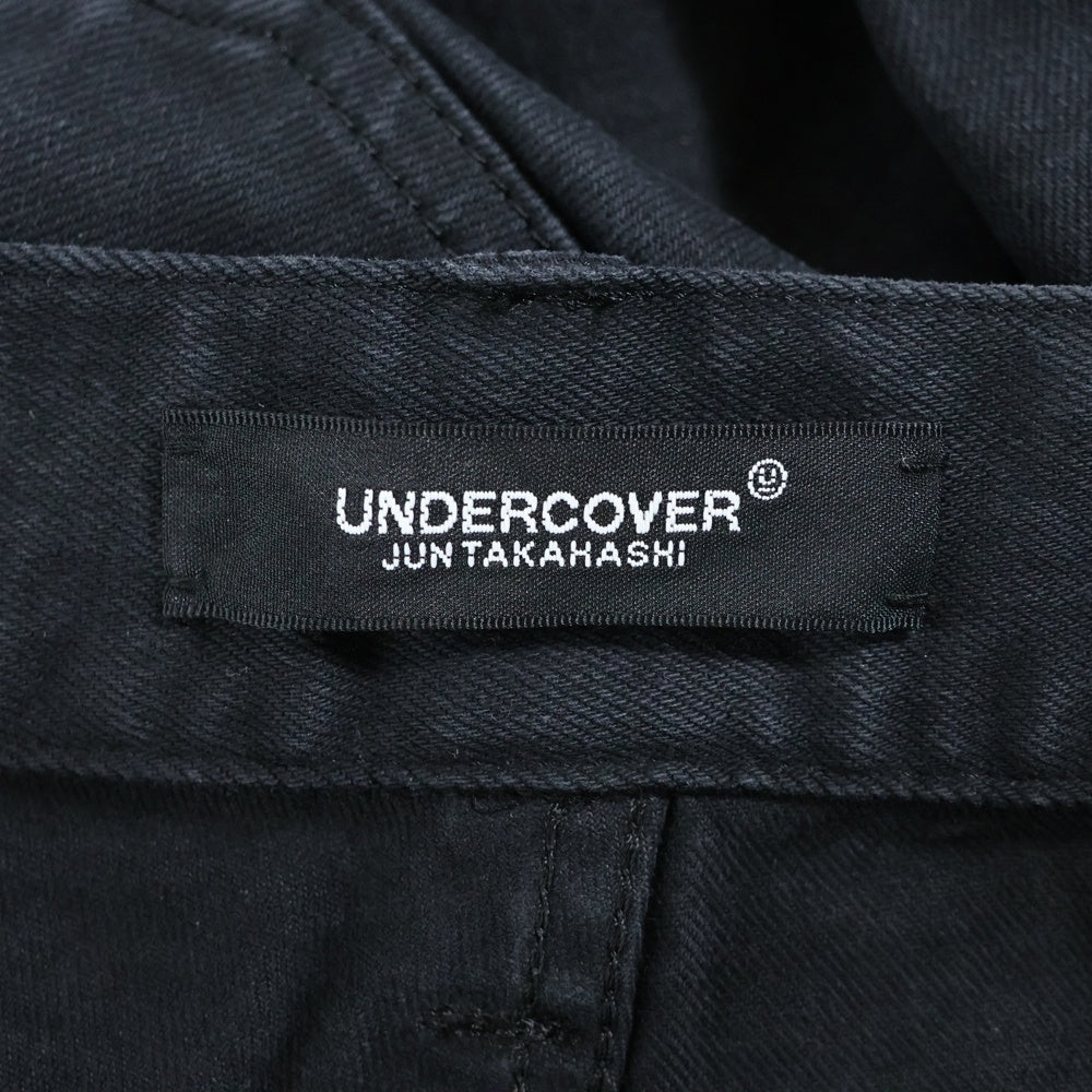 UNDERCOVER(アンダーカバー) 25SS Stretch Denim 4 Zips Jeans 4ジップステッチ ストレッチパンツ スキニーデニムパンツ ブラック UC1E4515-2