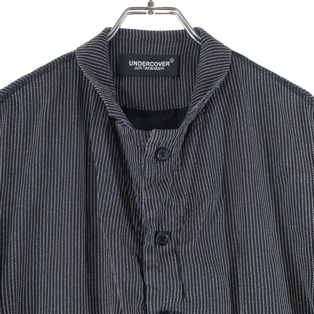 UNDERCOVER(アンダーカバー) 25SS ストライプ テーラードジャケット シングルテーラードジャケット ブラック/ホワイト UC1E4101-2