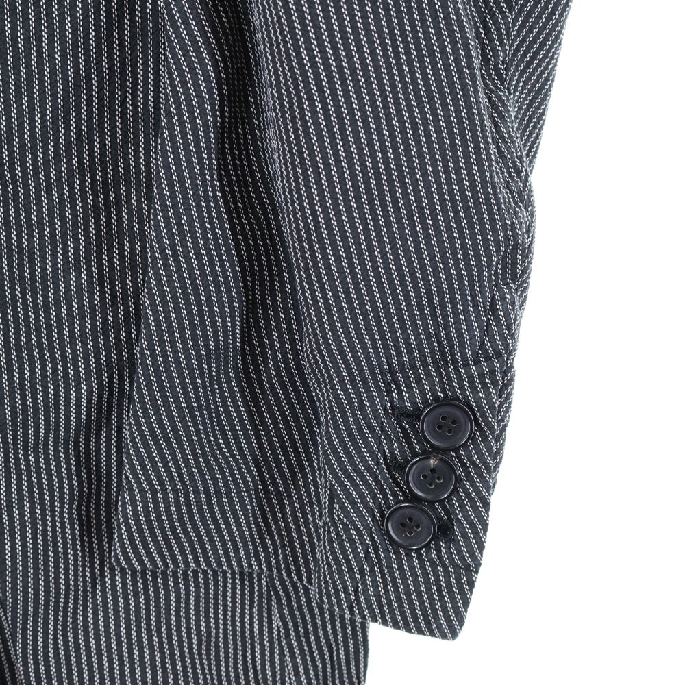 UNDERCOVER(アンダーカバー) 25SS ストライプ テーラードジャケット シングルテーラードジャケット ブラック/ホワイト UC1E4101-2