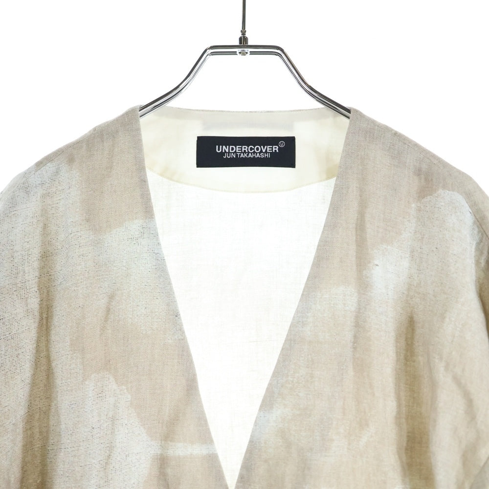 UNDERCOVER(アンダーカバー) 25SS ノーカラー リネン シングル