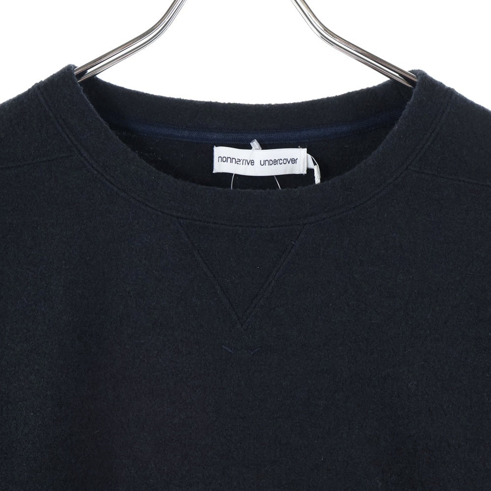 UNDERCOVER(アンダーカバー) ×nonnative ノンネイティブ ウールクルーネックニット サイドジップセーター ブラック UC2D9807