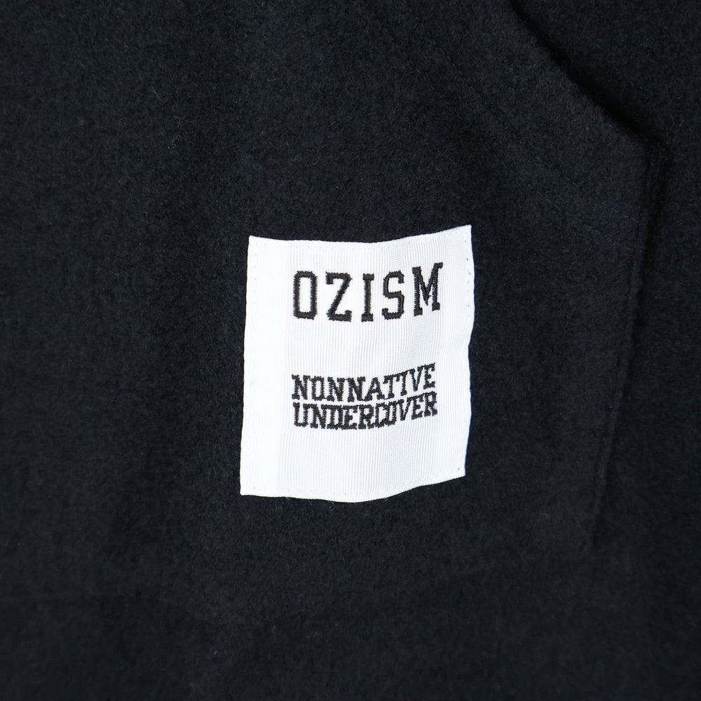 UNDERCOVER(アンダーカバー) ×nonnative ノンネイティブ ウールクルーネックニット サイドジップセーター ブラック UC2D9807
