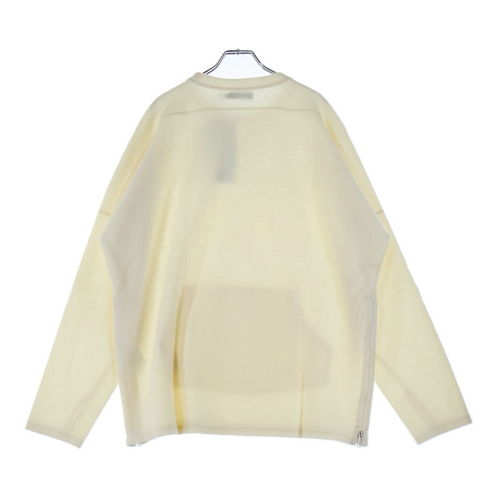 UNDERCOVER(アンダーカバー) ×nonnative ノンネイティブ ウールクルーネックニット サイドジップセーター ホワイト UC2D9807