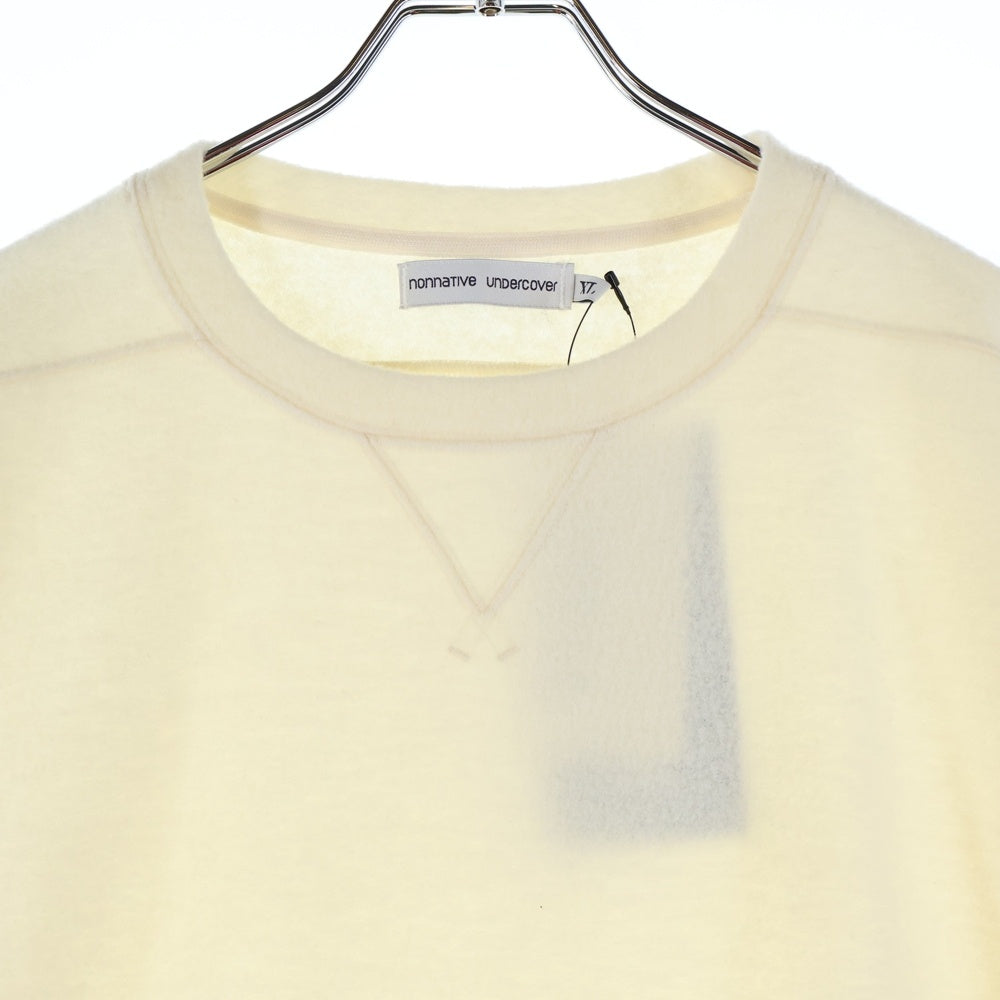 UNDERCOVER(アンダーカバー) ×nonnative ノンネイティブ ウールクルーネックニット サイドジップセーター ホワイト UC2D9807