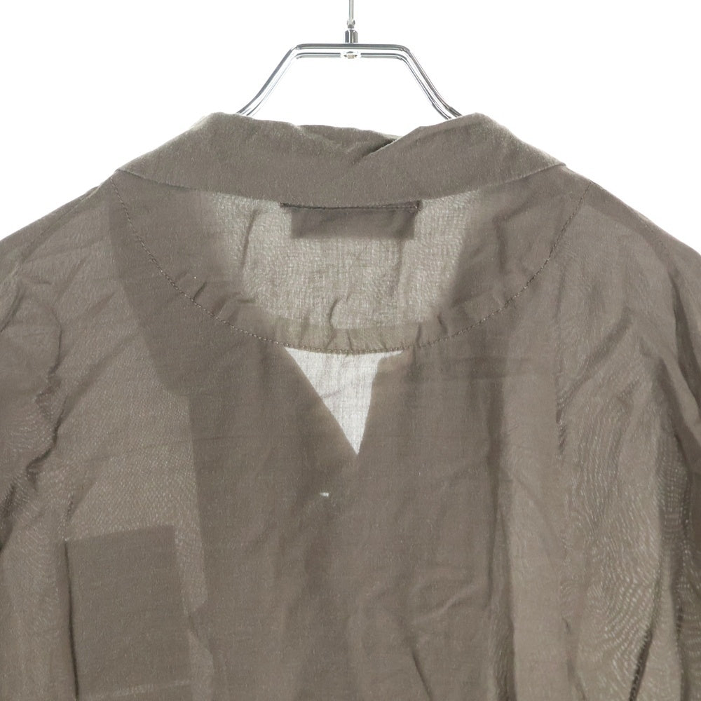 UNDERCOVER(アンダーカバー) 25SS 半袖開襟シャツ オープンカラーシャツ オリーブ UC1E4401-2