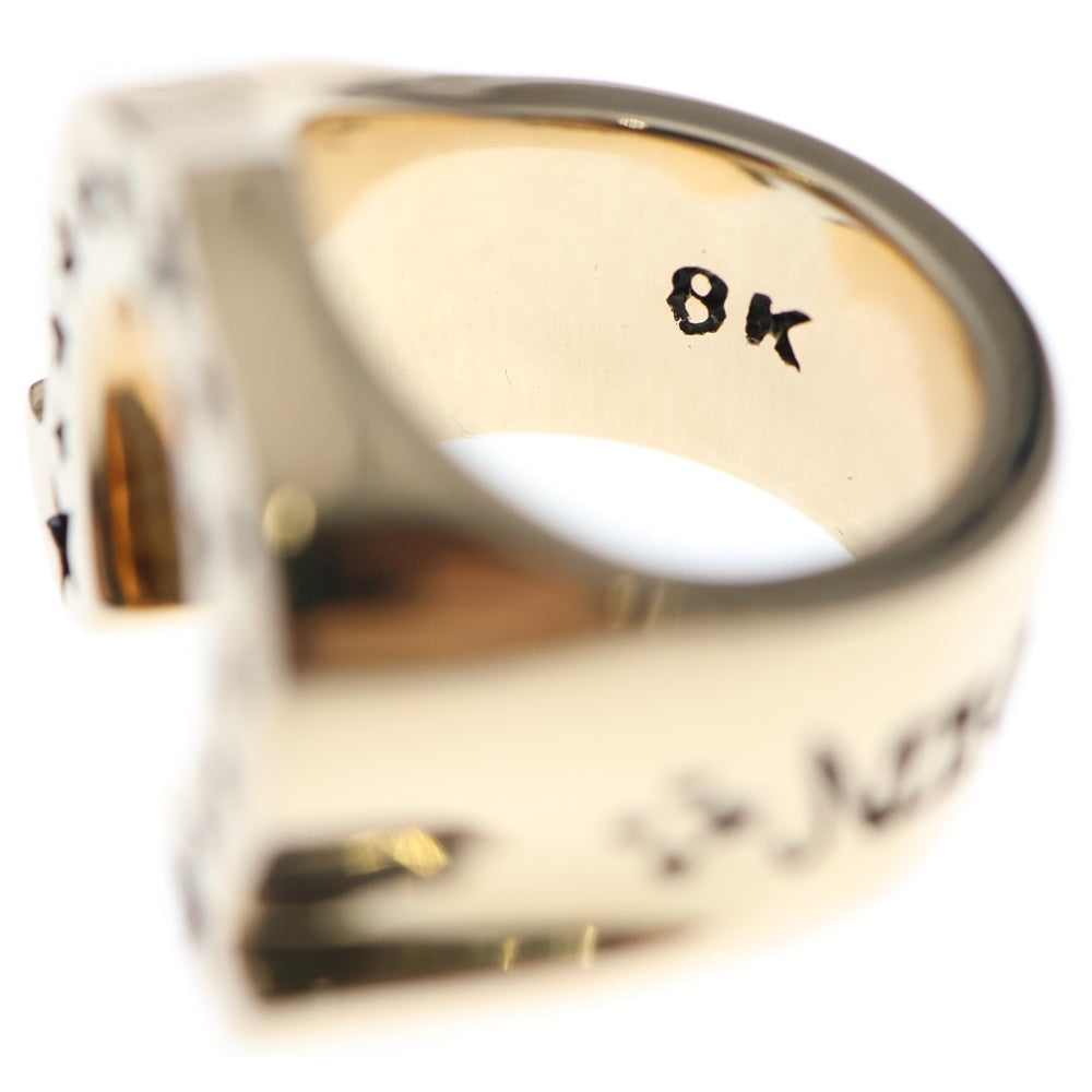 TENDERLOIN (テンダーロイン) GOLD 8Kホースシューリング TENDERLOIN（テンダーロイン） 8K ホースシュー ダイヤ リング チック