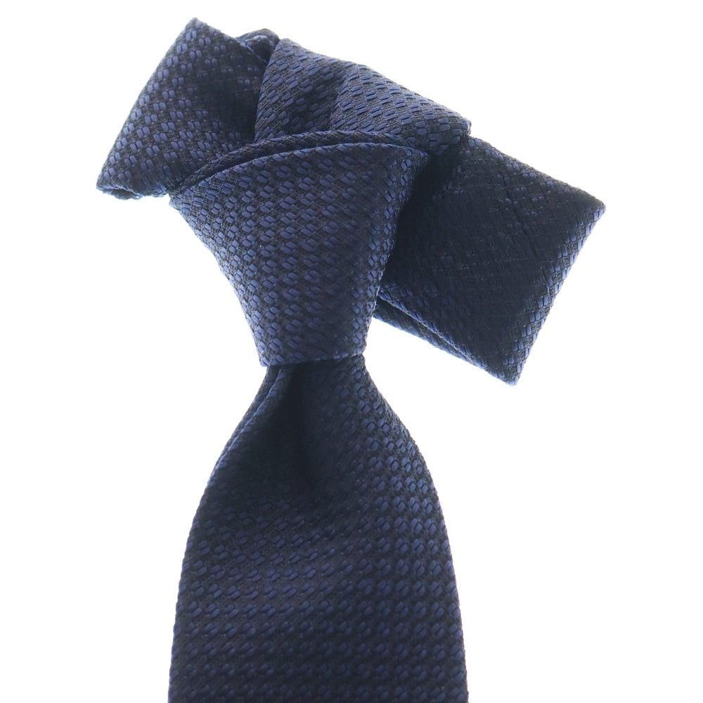 GUCCI(グッチ) ビー刺繍 シェリーライン ネクタイ ネイビー 456510