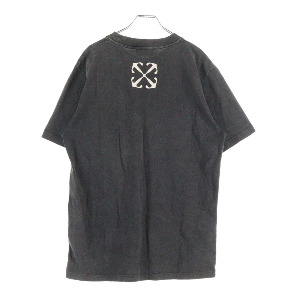 OFF-WHITE(オフホワイト) DIGIT BACCHUS OVER ディジット バッカスオーバー グラフィック半袖Tシャツ カットソー ブラック OMAA027F23JER005