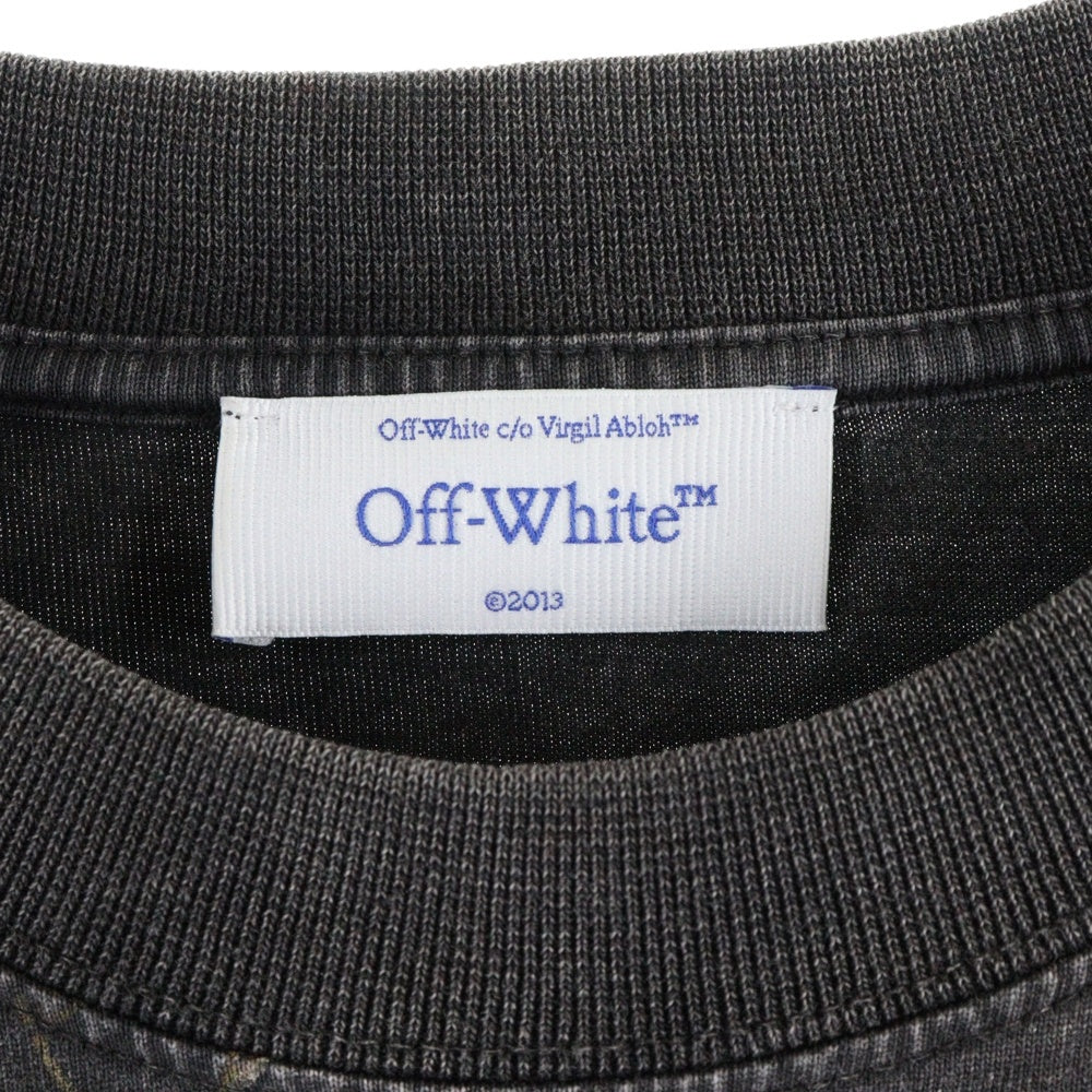 OFF-WHITE(オフホワイト) DIGIT BACCHUS OVER ディジット バッカスオーバー グラフィック半袖Tシャツ カットソー ブラック OMAA027F23JER005