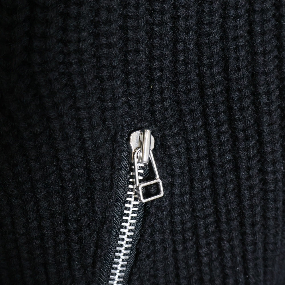 JOHN LAWRENCE SULLIVAN(ジョンローレンスサリバン) Ribed Massive Rounded リベッド マッシブ ニット ブラック 115631008