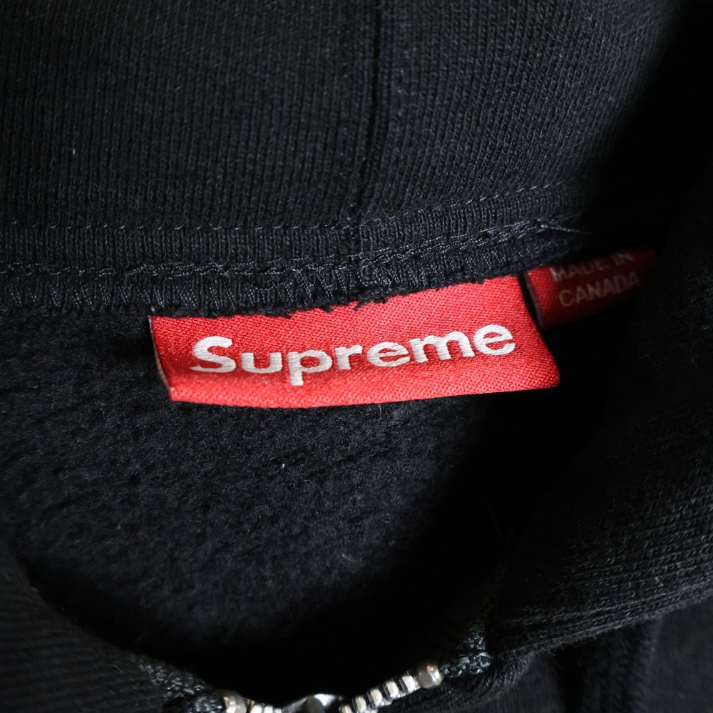 SUPREME(シュプリーム) 24AW S Logo Zip Up Hooded Sweatshirt Sロゴ ジップアップフーディー パーカー ブラック