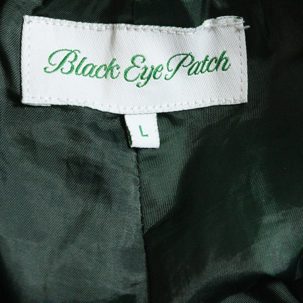 THE BLACK EYE PATCH(ブラックアイパッチ) B EMBLEM CORDUROY PANTS ロゴ刺繍 コーデュロイパンツ ジョガーパンツ グリーン