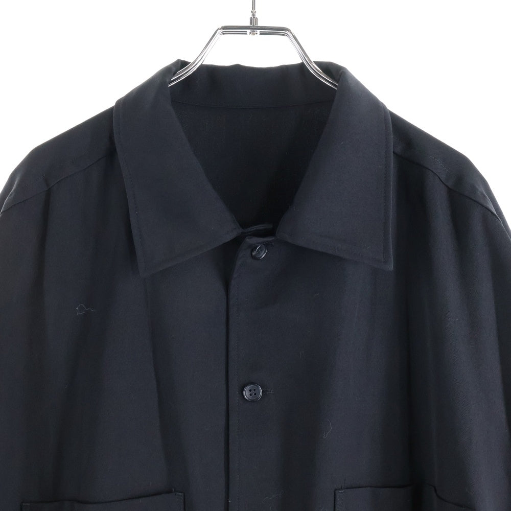 Yohji Yamamoto(ヨウジヤマモト) MULTI-POCKET LONG WOOL GABARDINE