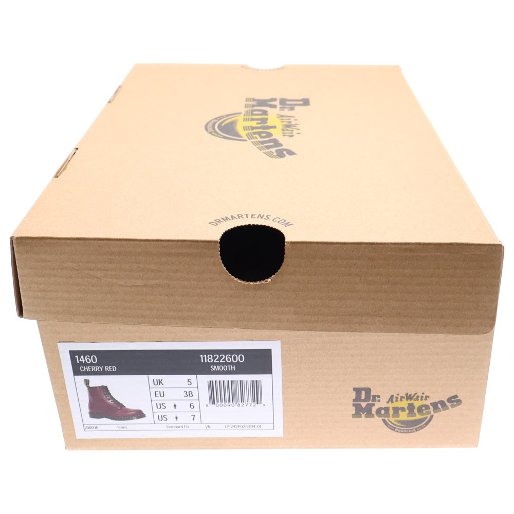 Dr.Martens(ドクターマーチン) 8ホール レースアップ レザー ブーツ シューズ レディース ボルドー 1460