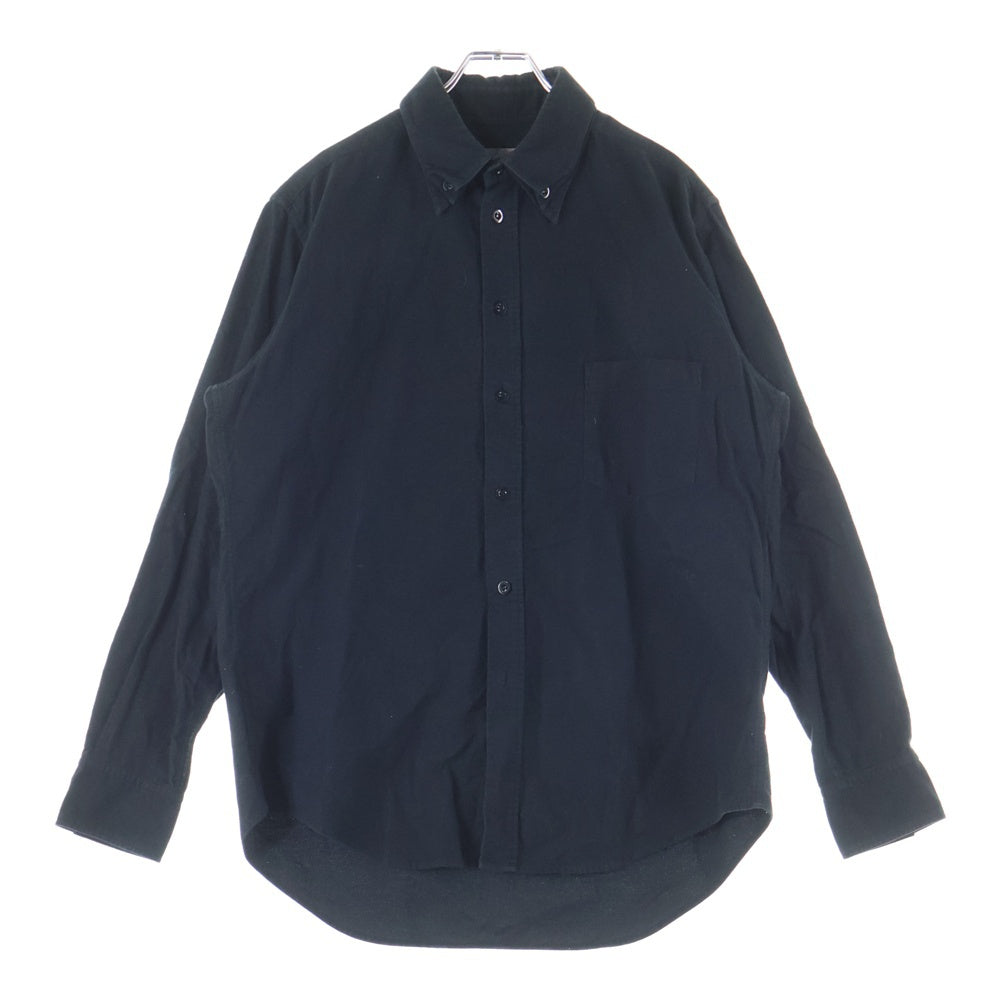 Yohji Yamamoto POUR HOMME(ヨウジヤマモト プールオム) 長袖シャツ コットンシャツ ブラック HE-B01-038