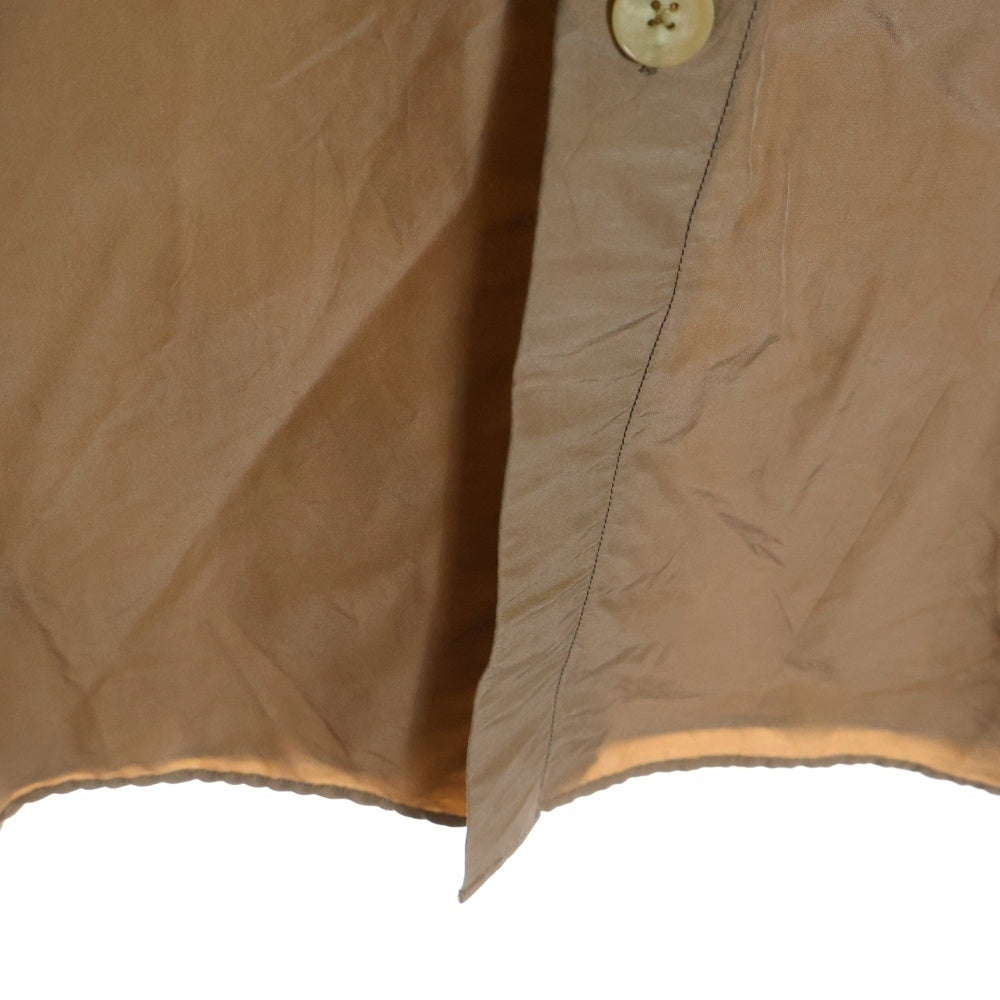 AURALEE(オーラリー) SILK COTTON CLOTH BIG SHIRTS シルクコットン ビックシャツ オーバーサイズシャツ ベージュ A20SS01SL