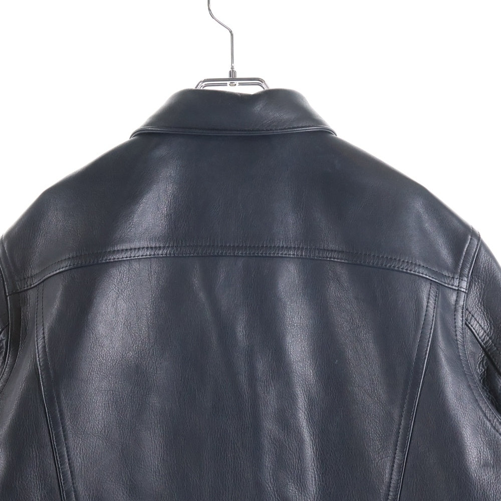 BLACK MEANS(ブラックミーンズ) Gジャンタイプレザージャケット 牛革